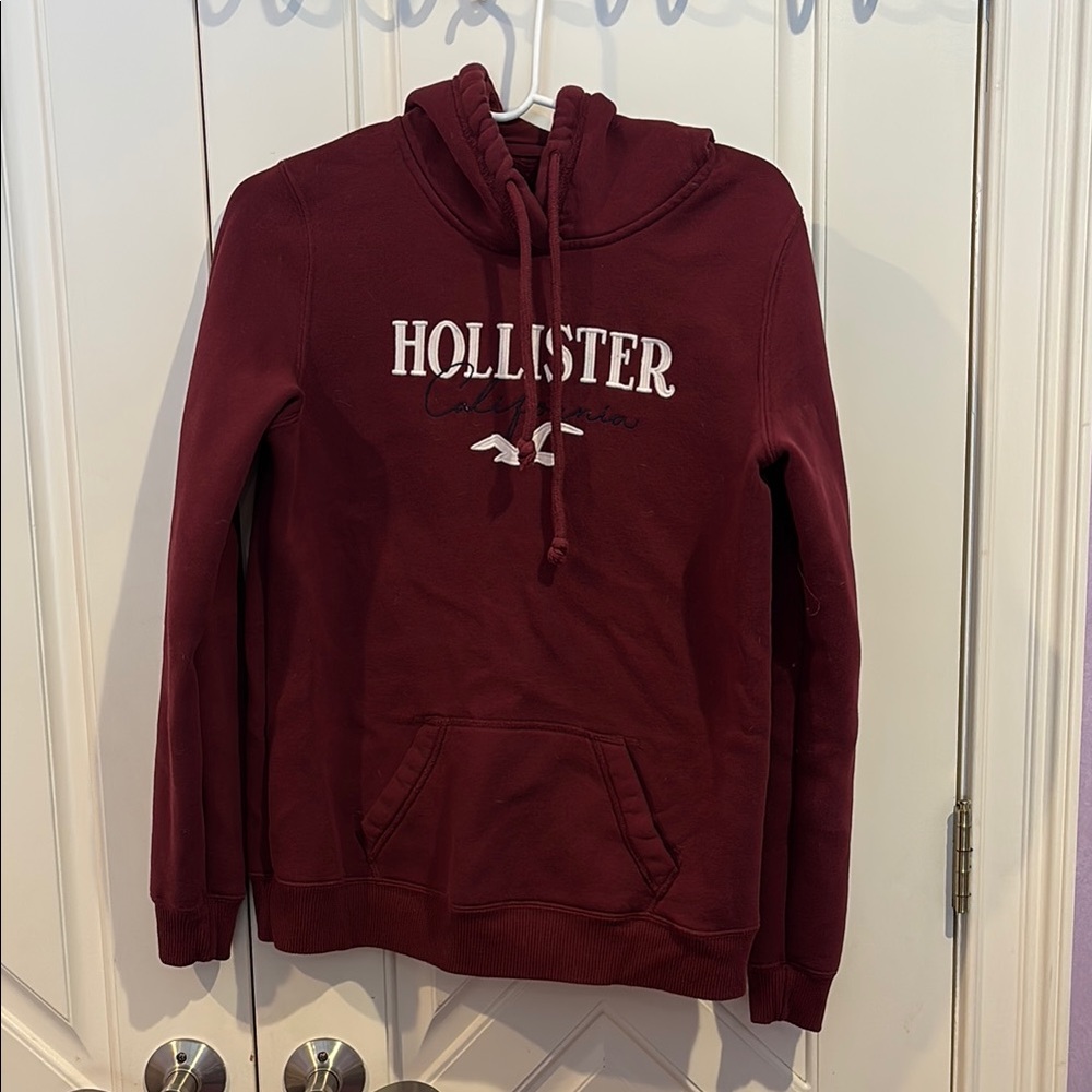 Hollister Maroon Hoodie